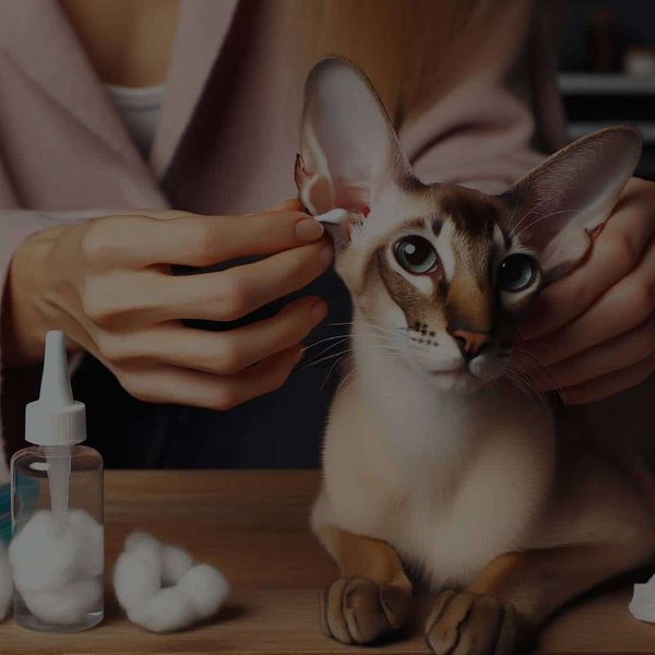 Comment prendre soin des oreilles particulièrement grandes d'un chat oriental ?